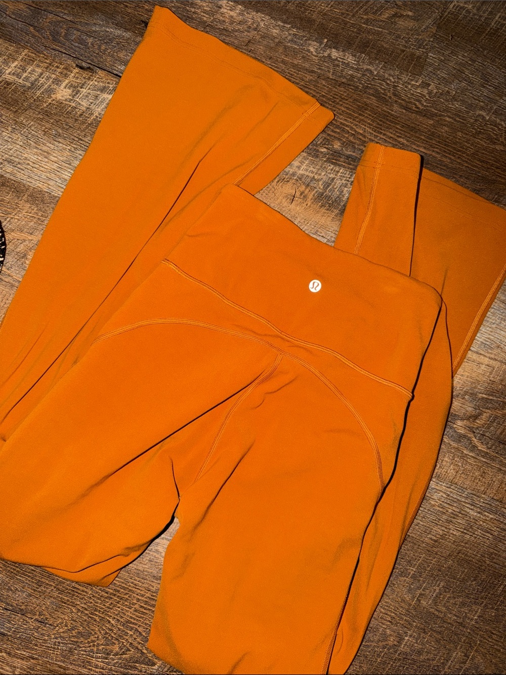 lululemon athletica Orange High-Waist Leggings